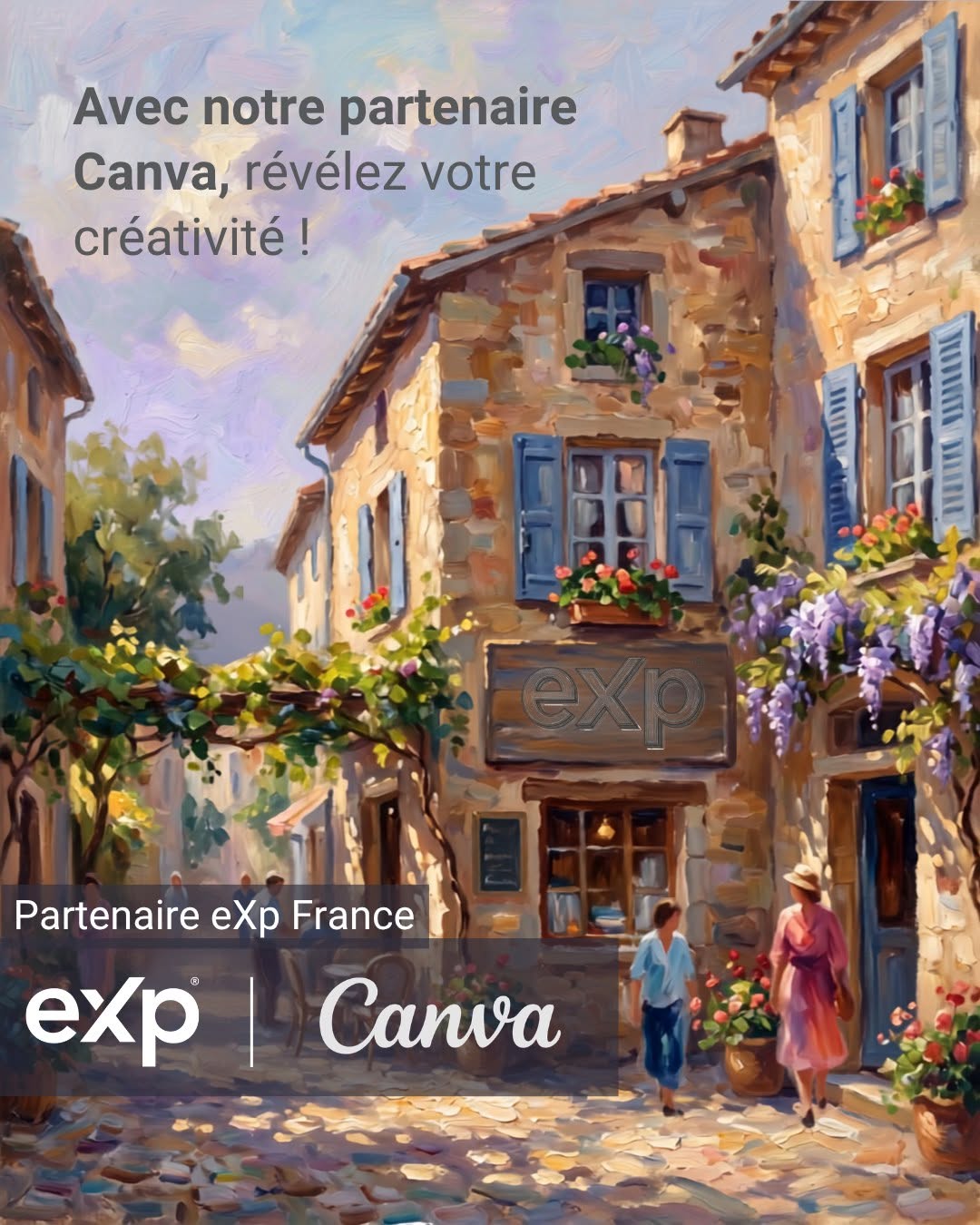 Partenaire eXp France — Avec Canva, révélez votre créativité
