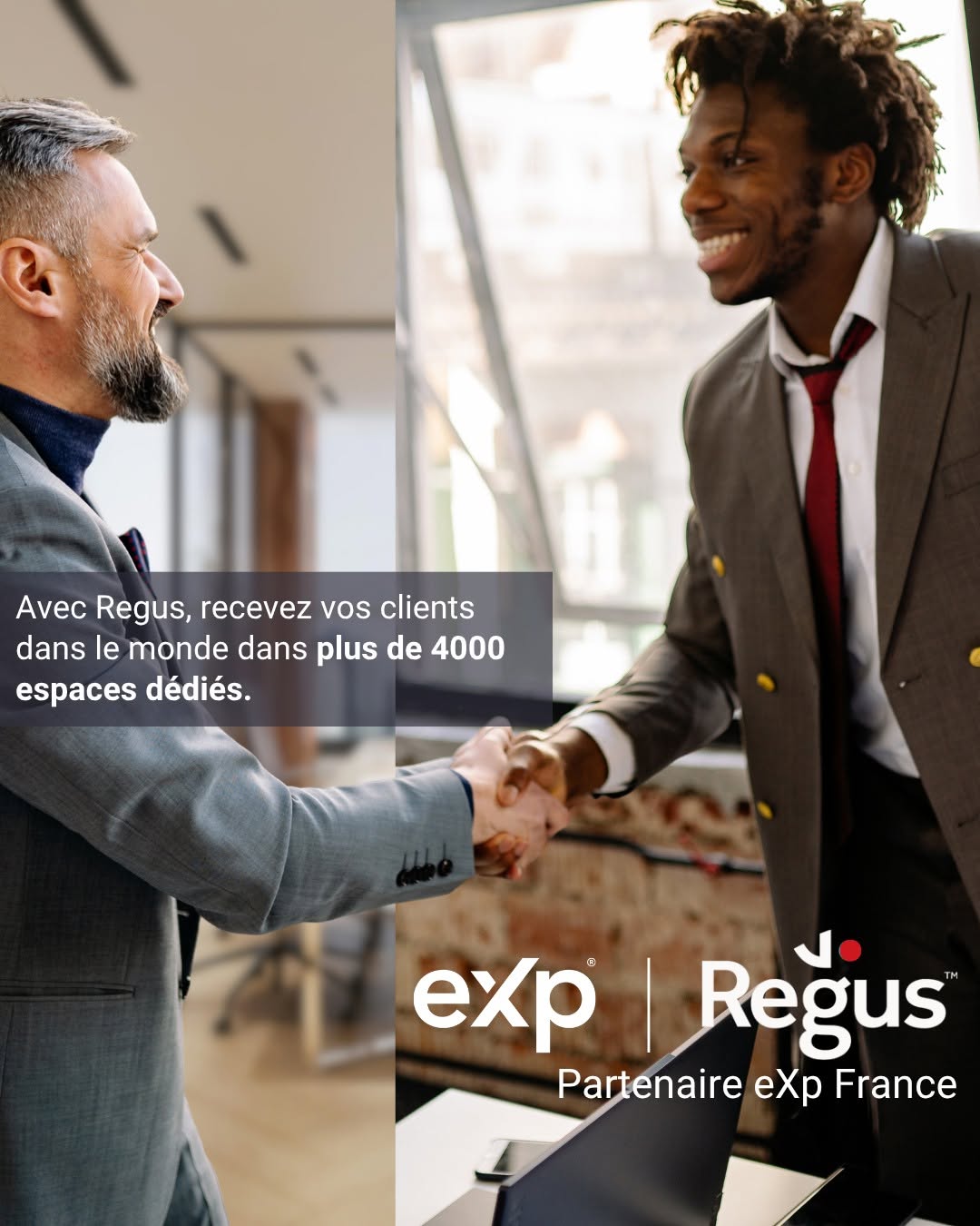 Partenaire eXp France — Avec Regus, recevez vos clients dans plus de 4 000 espaces dédiés dans le monde